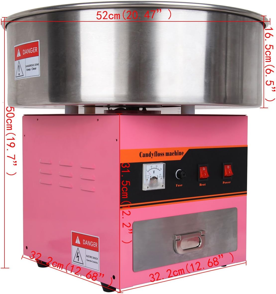 Elettrodomestici TryESeller Macchina per zucchero filato elettrico