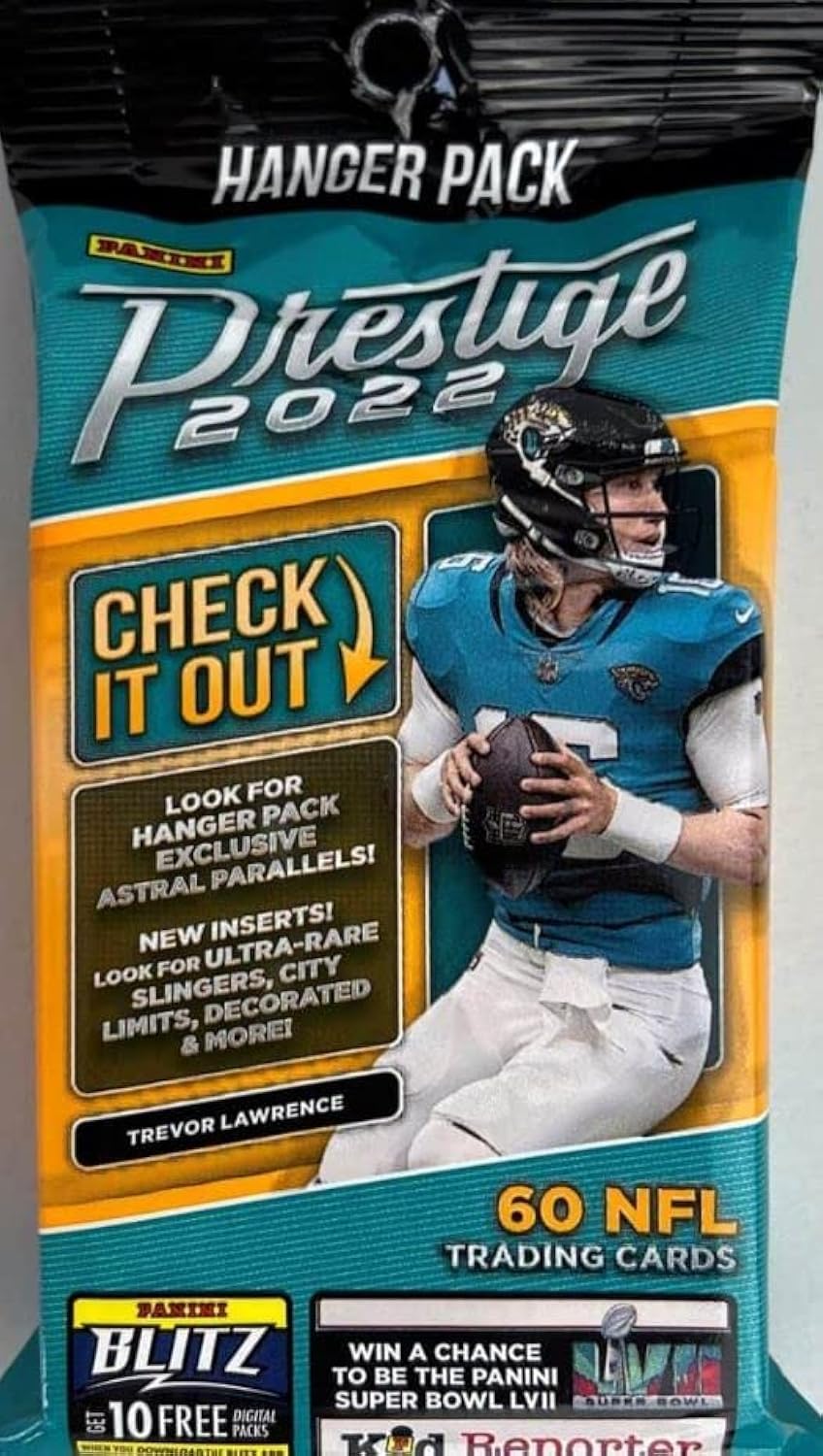 Photo 1 of 2022 Panini Prestige Football Hanger Pack Trading Cards