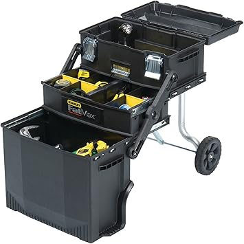 STANLEY 020800R Gabinete Rodante FatMax 4 en 1 c/Repisas: Amazon.com.mx