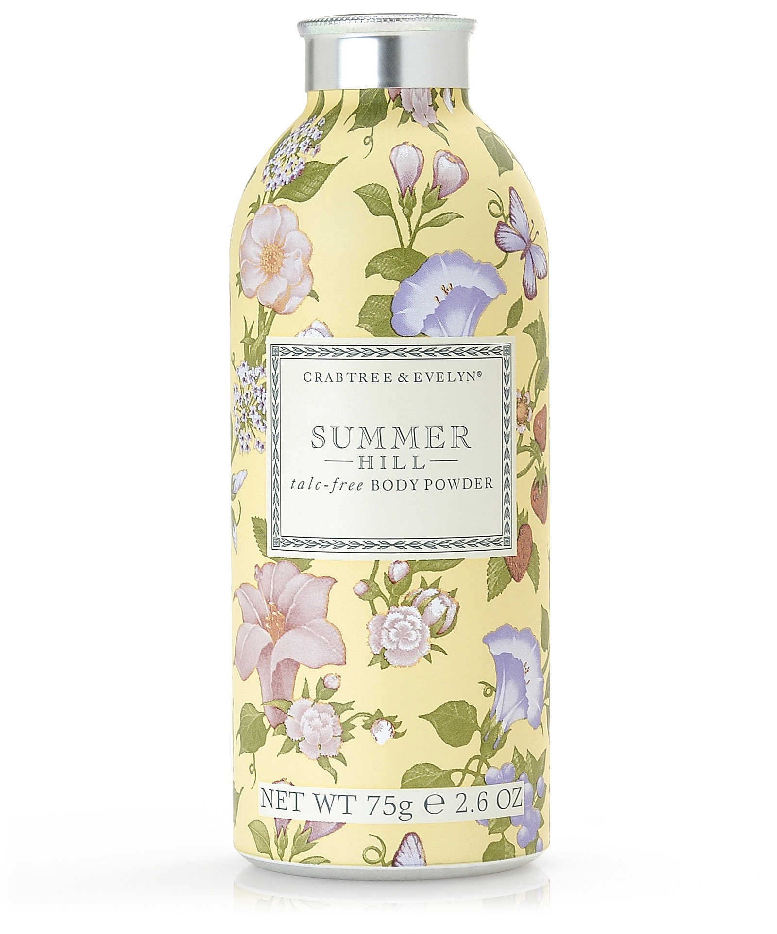 Crabtree & Evelyn Summer Hill Talc Free Body Powder 75 g