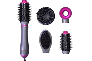 Blow Dryer Brush Set, 4-in-1 Hair Dryer Brush, Multi Hair Styler Tools with Ion for Salon Blowouts, Drying, Curls, Volumizing