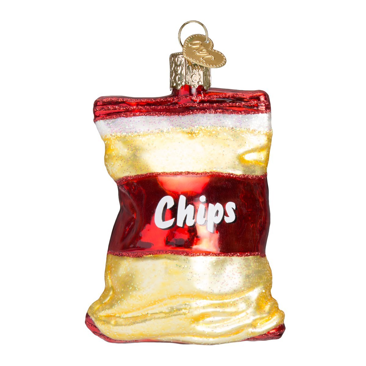 Old World Christmas Bag of Chips Glass Blown Ornaments for Christmas Tree — image 1