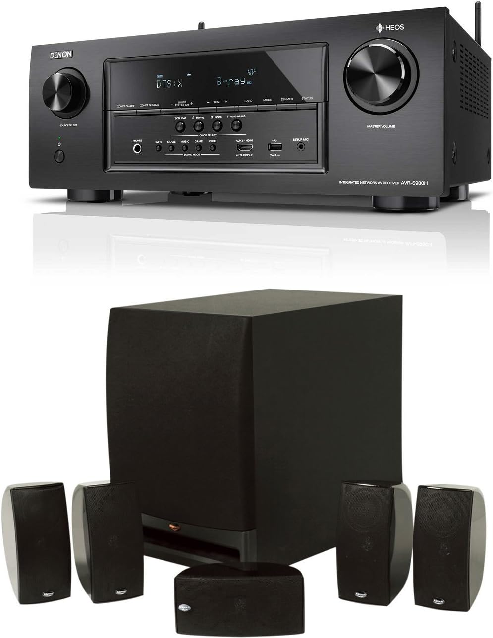 Klipsch HD1000 5.1 Channel Home Theater Speaker System