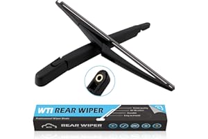 WTI Rear Wiper Arm Blade Set Compatible With Nissan Rogue 2008-2013 / Qashqai 2008-2013 / Juke 2011-2016 Rear Windshield Window Wiper Kits Assembly New Replacement Accessories Parts Fit 28780JM00A