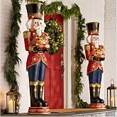 6' LED Metallic Grand Nutcracker with Music - Off White - 1 Count
