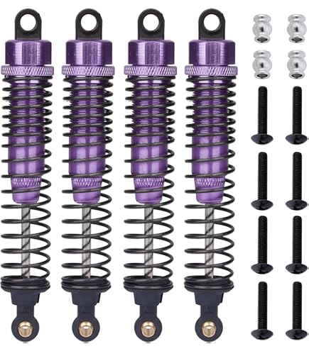 Amazon.com: Hobbypark (4-Pack) Aluminum Shock Absorber Assembled