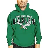 Team Fan Apparel NFL Adult Unisex Starting Fresh Ultra Soft Fleece Hooded Sweatshirt, Heathered Football Hoodie