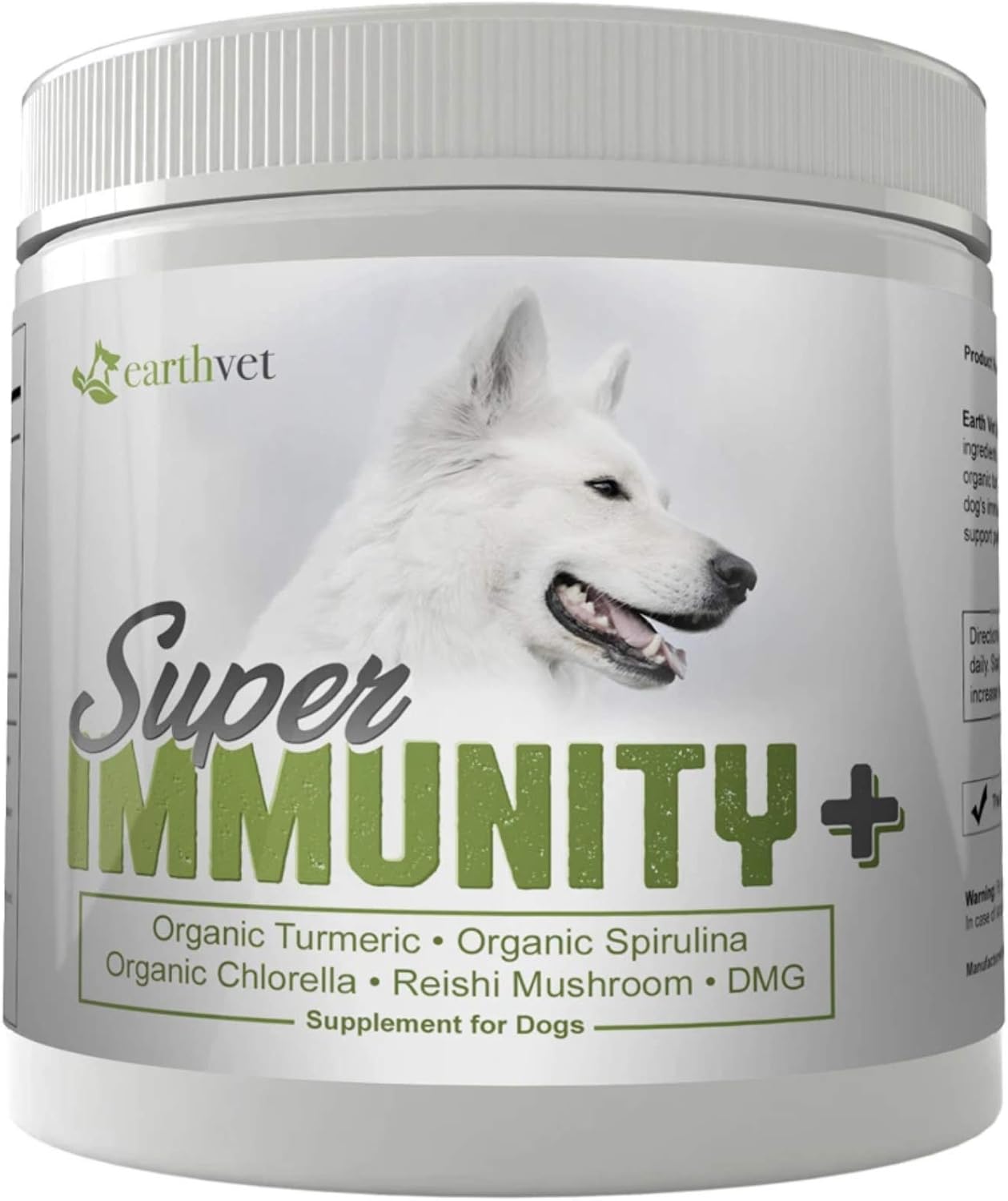 Earth Vet Super Immunity + for Dogs Contains Organic Spirulina