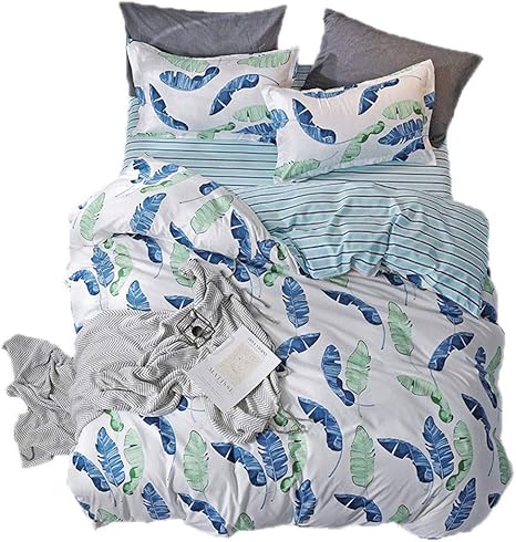 picture Blue Palm Bedding amazon com