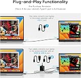 Dopesplay 15.6 inch Portable Monitor 1080P IPS USB-C HDMI Travel Display view 2