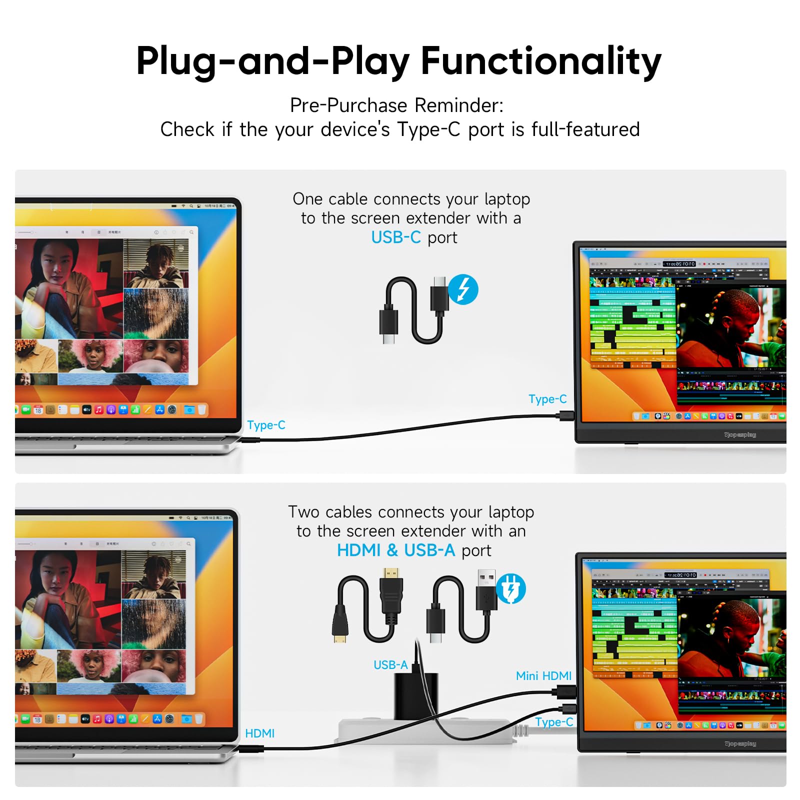 Portable Monitor, 15.6