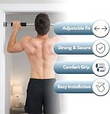 GadgetZone Adjustable Pull Up Bar 62–100cm Doorway 100kg Load Gym Bar view 5