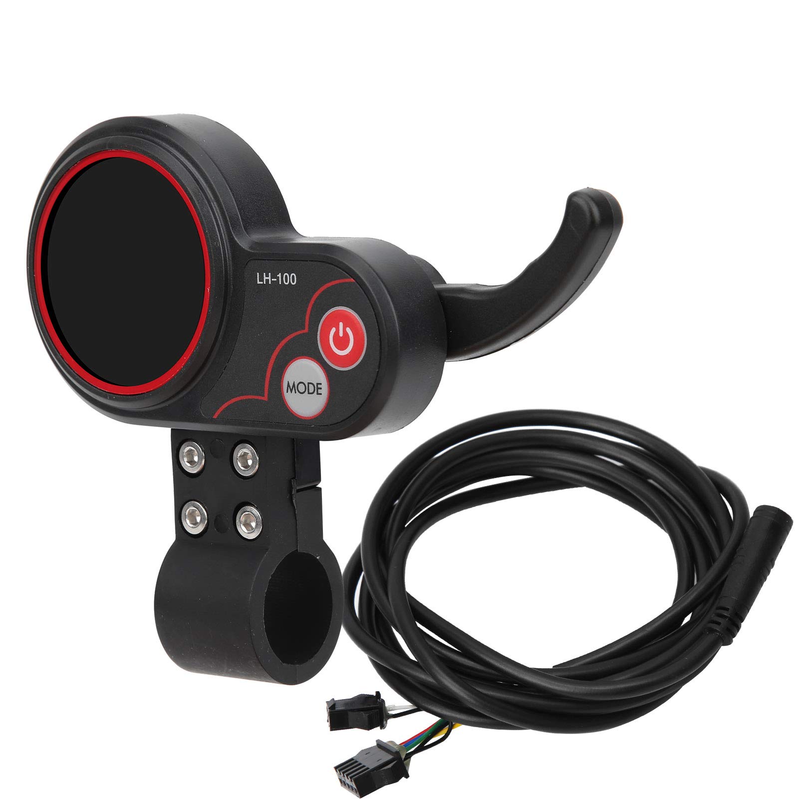 Keenso Scooter Thumb Throttle, 24V 36V 48V 60V Universal Display Thumb Throttle 2 in 1 Speedometer Manual Control Panel for Electric Bike Scooter