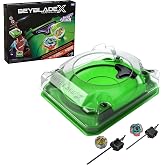 Beyblade X Sneak Attack Battle Set with Beystadium Arena, Rampart Aegis GB &amp; Cutter Shinobi LF, 2 Right-Spinning Takara Tomy Battling Tops Game Toys, 2 Launchers, Ages 8+
