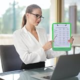 ZCZN A4 Clipboard with Storage Green Plastic Clipboard Folder view 6