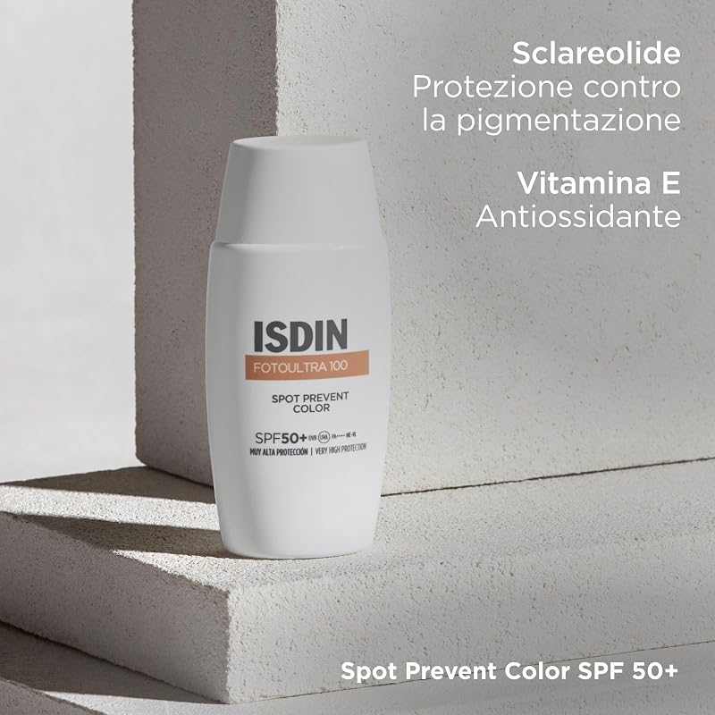 FotoUltra 100 Spot Prevent Color SPF 50+ (50 ml) | Crema Solare Colorata per Aiutare a Prevenire le Macchie sul Viso