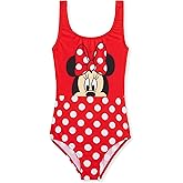 Disney Girls One Piece Swimming Costume, Comfortable Stretchy Swimsuit - Girls Gifts