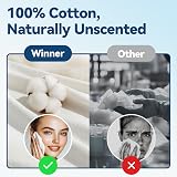 Winner Soft Face Towels 100% Cotton 300 Ct 3 Pack Unscented Biobased view 6