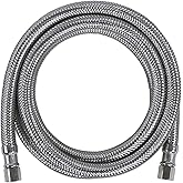 Certified Appliance Accessories Braided Stainless Steel PEX Ice Maker Connector with 1/4-In. Compression (10 feet)