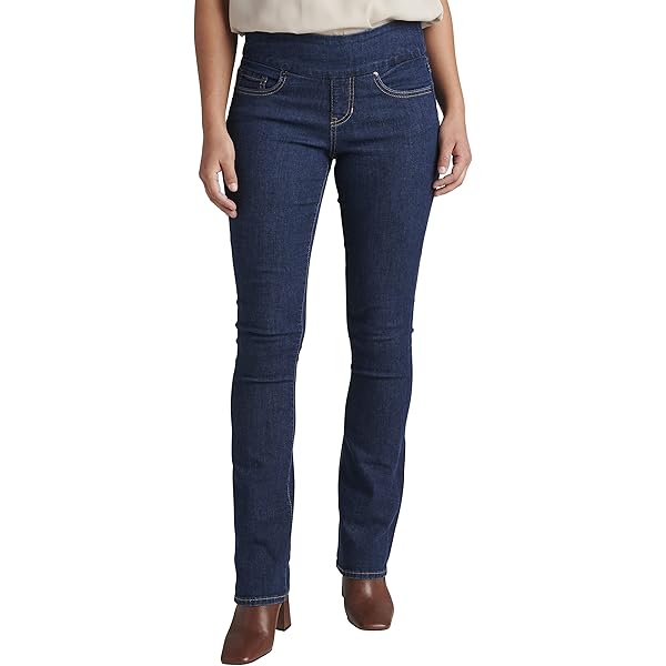 Jean denim brut délavé taille basse Femme PLEASE à prix dégriffé