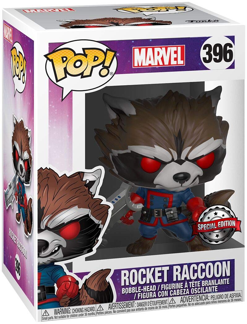 POP Marvel Guardians of The Galaxy Comic Rocket Raccoon Classic Vinyl Figure
