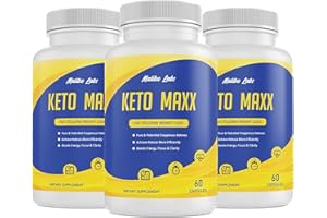 MALIBU LABS (Official) Keto Maxx, Advanced Formula 1300mg, Made in The USA (60 Count (Pack of 3))