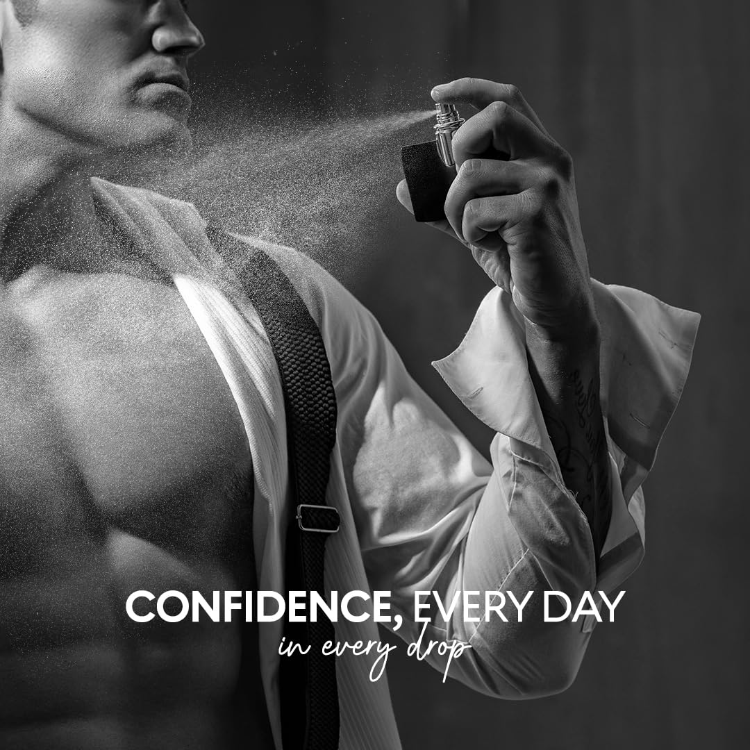 BellaVita Luxury CEO Man Perfume for Men (3.38 fl.oz) | Long-Lasting Men's Perfume with Lemon, Lavender, Tonka Vetiver & Moss Fragrance for Man | CEO Parfum for Men | Vegan & Cruelty-Free Fragrance