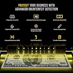 KOLIBRI Money Counter Machine with Advanced Fake
