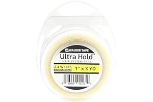 Walker Tape Ultra Hold | Long Lasting Hair System Adhesive for Extensions, Wigs, Toupees | Authentic by Walker Tape (1" x 3 Y