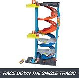 Hot Wheels City Transforming Race Tower 2-in-1 1:64 Car Included HKX43 view 5