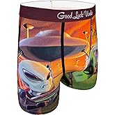 Good Luck Undies Men's Science & Space Boxer Brief Underwear