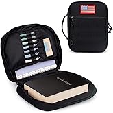 ATRIPACK Tactical Bible Cover For Men,Large Bible Case With Shoulder Strap,Water-Resistant Book cover With Handle,Multi-Funct