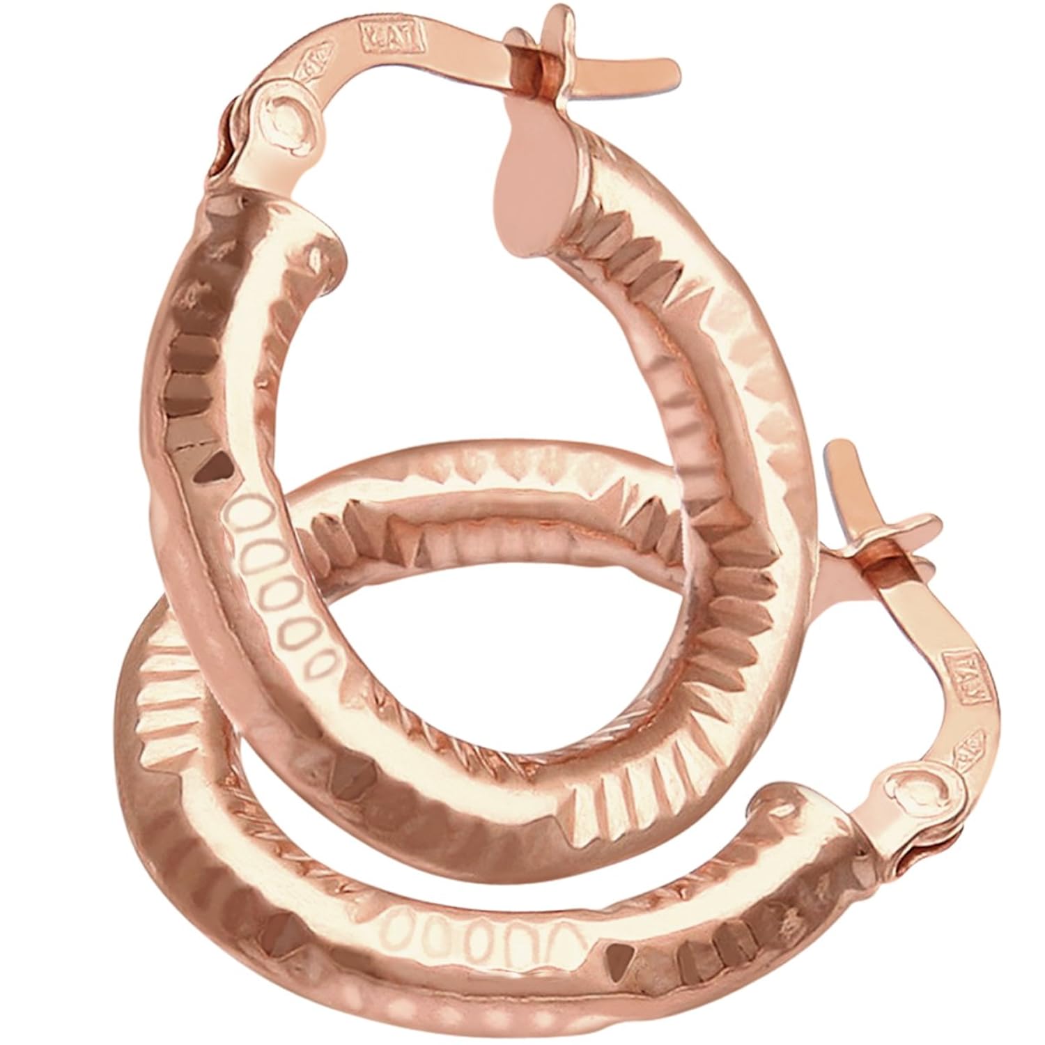 Citerna Pendientes para Mujer de Oro Rosa K