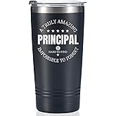Onebttl Principal Appreciation Gifts for Men Women, 20oz Stainless Steel Tumbler for Principal Day, Appreciation Week, Christmas, Retirement for School Principals - Amazing Principal