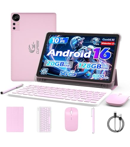 Amazon.com : 2025 Tablet, Android 14 Tablets 10 inch with Keyboard