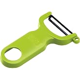 Kuhn Rikon "Swiss" Peeler, Green | Ergonomic Speed Peeler, Left and Right Handed Use, Lightweight Design, Easy to Clean &amp; Maintain, Original Swiss Peeler