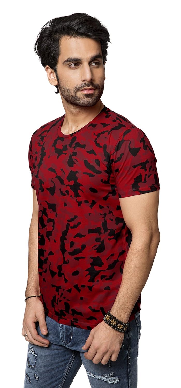 zeyo men's cotton t-shirt