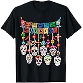 Dia De Los Muertos Funny Day of the dead Hanging skulls T-Shirt