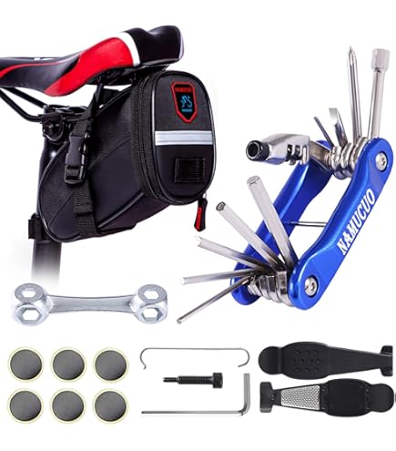 Kit De Herramientas De Reparación De Bicicletas, Bomba De Aire, Parche