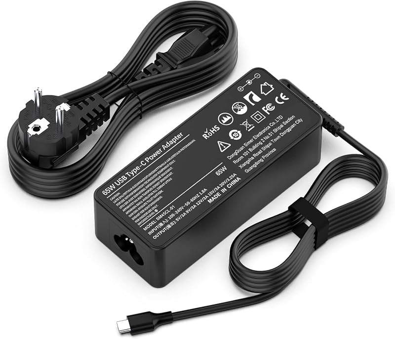 65W Laptop Ladekabel USB C Netzteil für Lenovo ThinkPad T14 T15 L13 L14 L15 E14 E15,X1 Carbon T470 T480 T490 T590 E580 E590 E595 Yoga 7i 9i C740 720 730 720-13ikb C930 C940 C340-11 Ladegerät Adapter