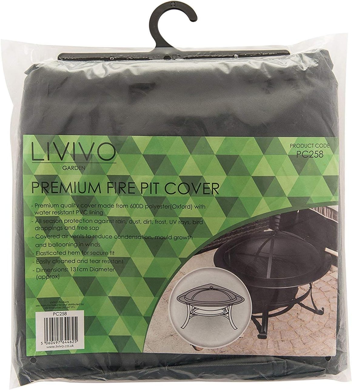 Fineway Heavy Duty Premium Round Fire Pit Cover - Image 5