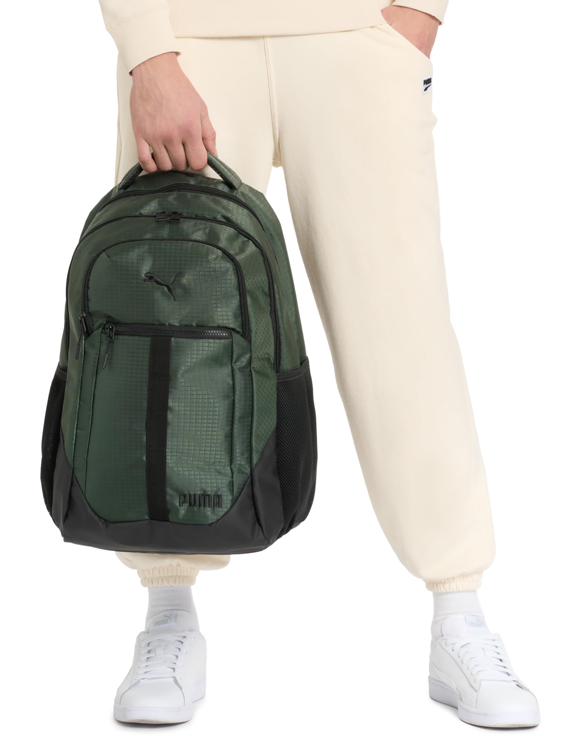 PUMA Strategy Backpack, Black/White, Large