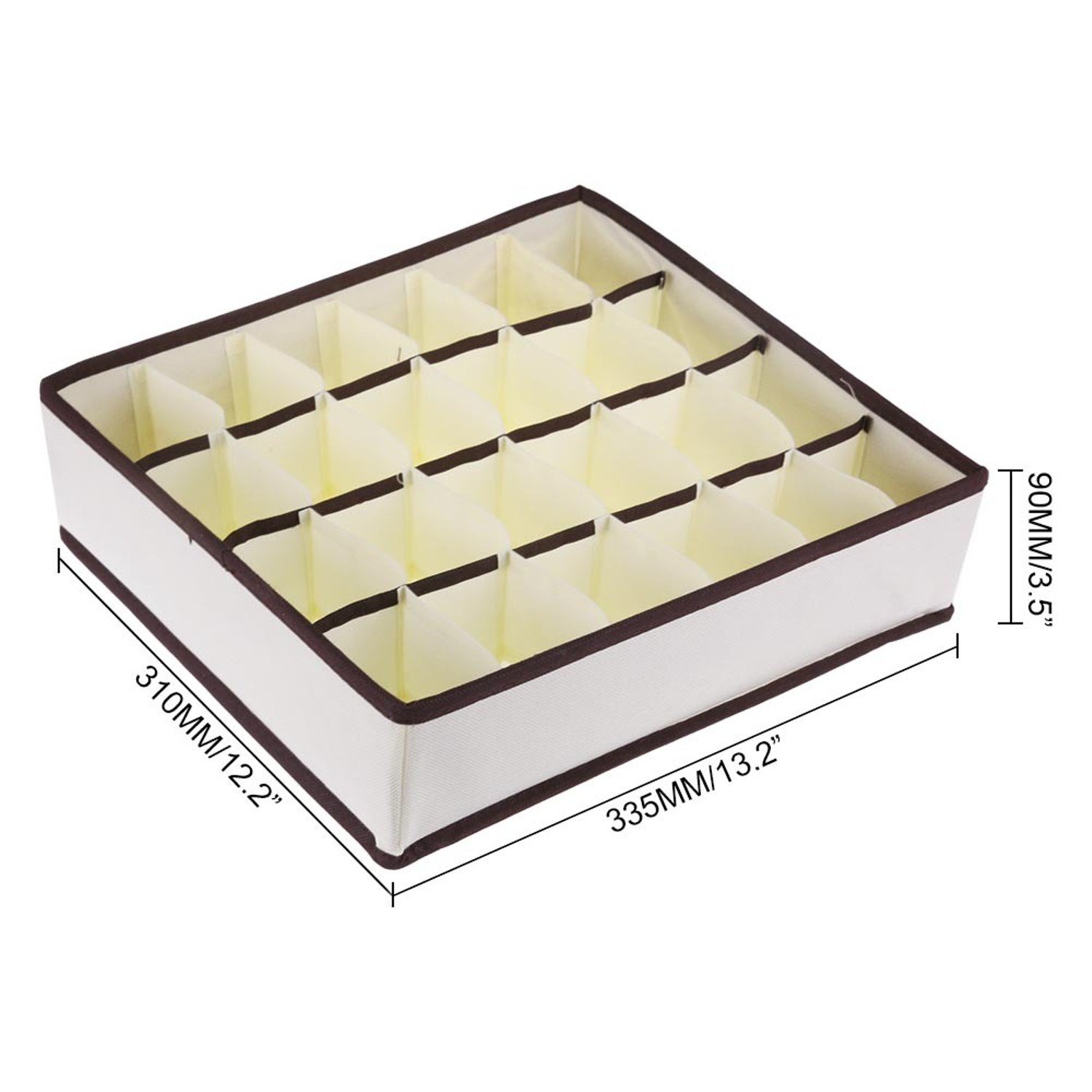 Gogi House 24 Cells Non-Woven Fabric Folding Storage Box 33.5x31x9CM