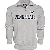 Blue 84 Men's Penn State Nittany Lions Quarter Zip Sweatshirt Grey, Grey, XX-Large