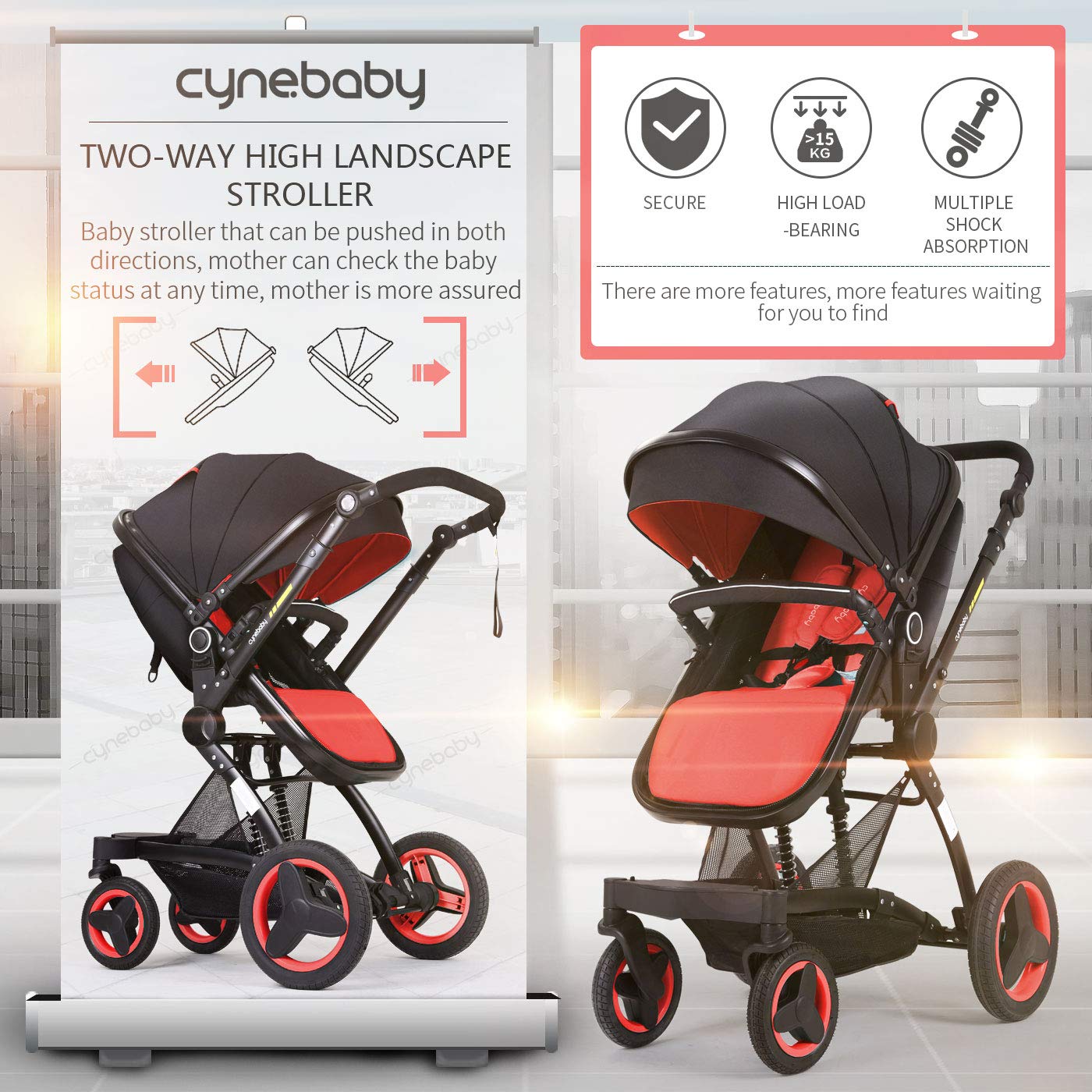 cynebaby stroller instructions