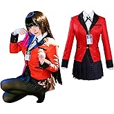 Kejodiy Women School Uniform Costume Tops Skirt JK Dress Japanese High School Girls Uniform Red Jacket Students Clothing