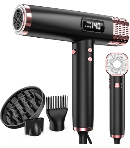 TESCOM Double Negative ion 1450W Auto World Voltage Hair Dryer