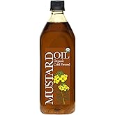 Daana Mustard Oil: CERTIFIED USDA ORGANIC, EXTRA VIRGIN, COLD PRESSED 34 Oz (Pack of 1)