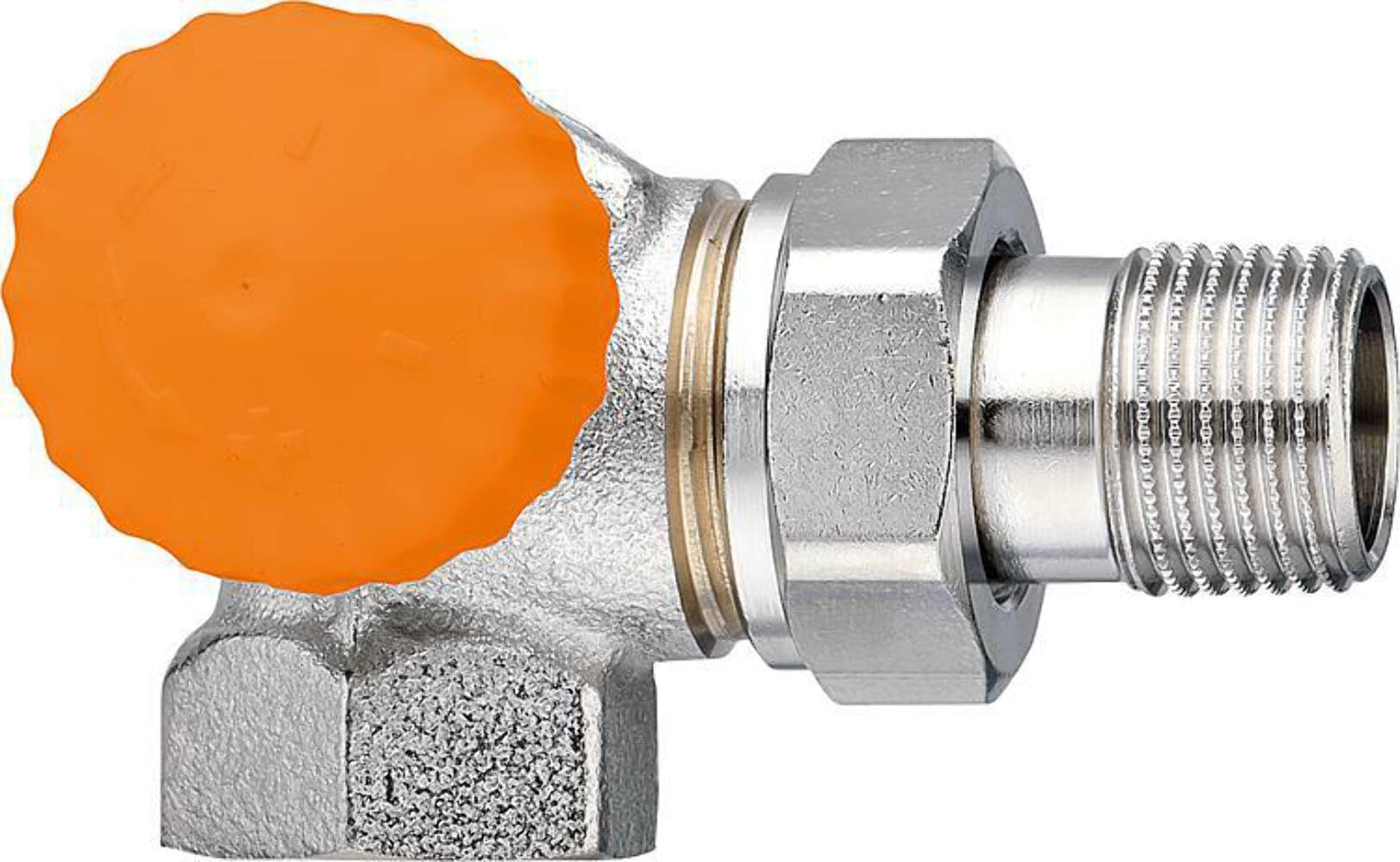 HEIMEIER Eclipse Valve Bottom Angle Right 1/2 Inch Successor to A Exakt