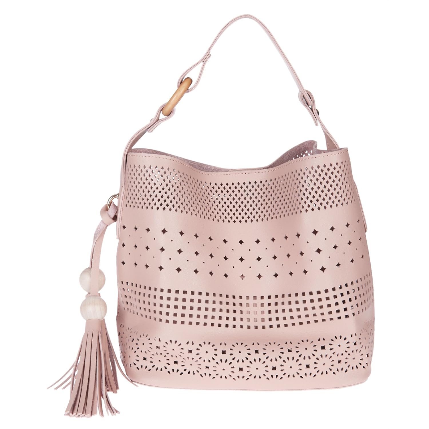 fur jaden women's pu pink sling bag